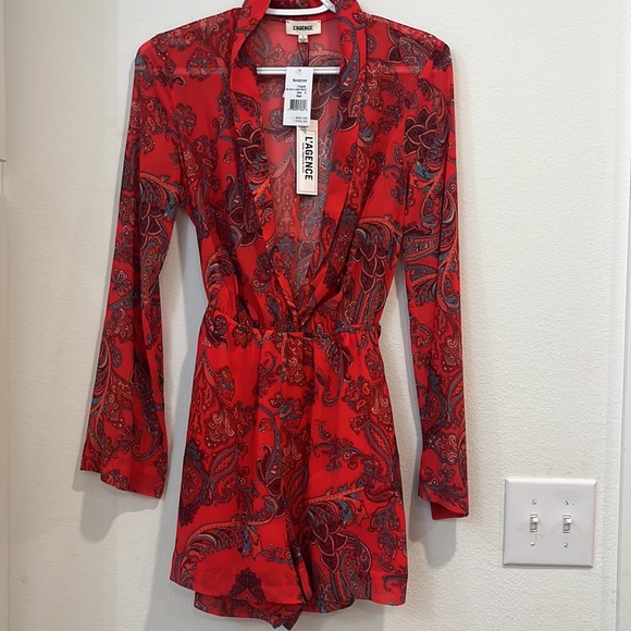 L'AGENCE  Paisley romper - Picture 3 of 3